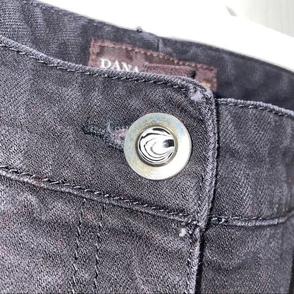 Dana Buchman Signature Bootcut Jeans Black Denim Mid Rise - Picture 2 of 6
